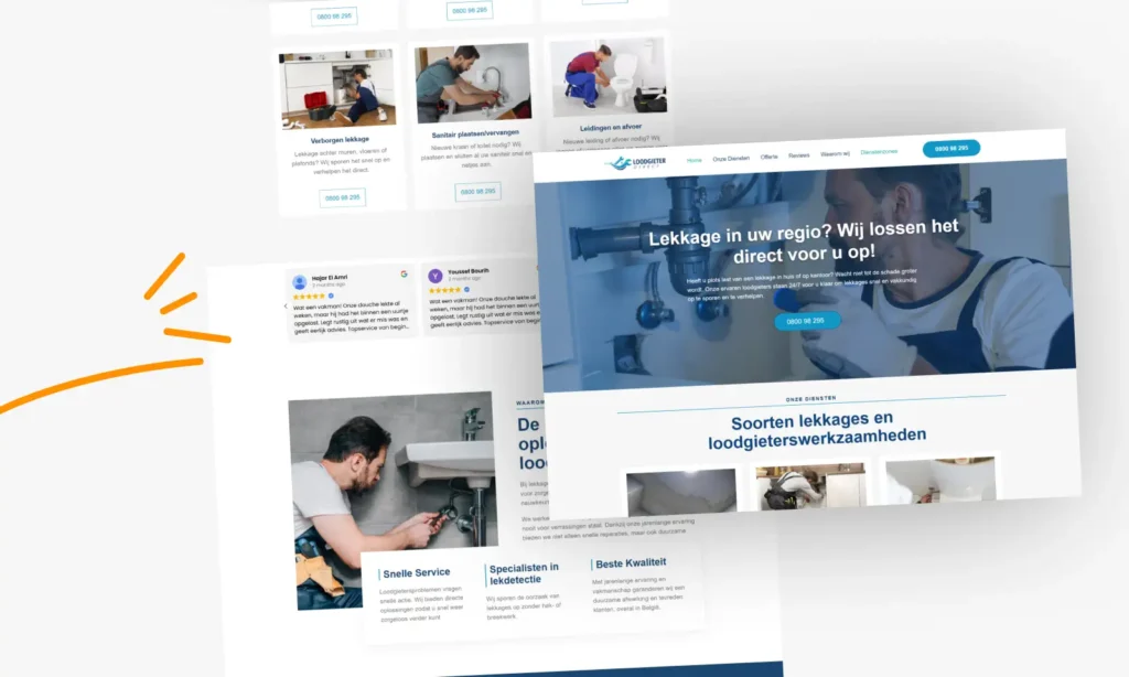Site web plomberie professionnel